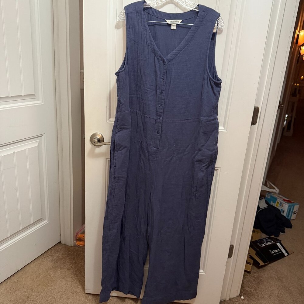 Coldwater Creek gauze jumpsuit
